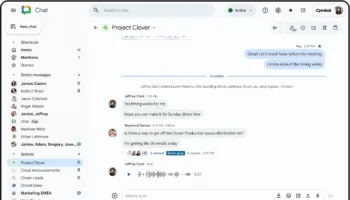 Google Chat : Fini les messages vocaux incompris, la transcription automatique est là !