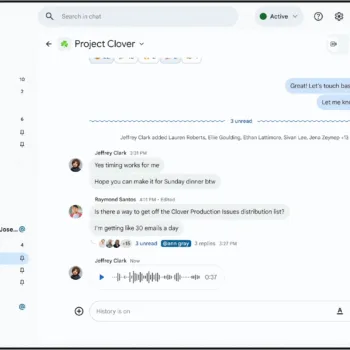 Google Chat : Fini les messages vocaux incompris, la transcription automatique est là !