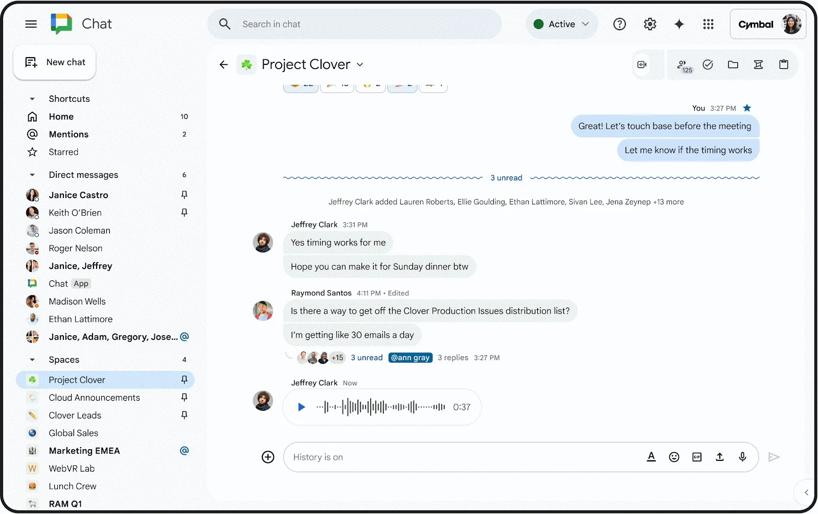 Google Chat : Fini les messages vocaux incompris, la transcription automatique est là !