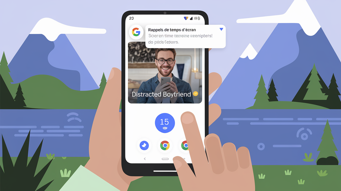 Bien-être numérique : Google encourage une utilisation consciente avec les « Rappels de temps d’écran »