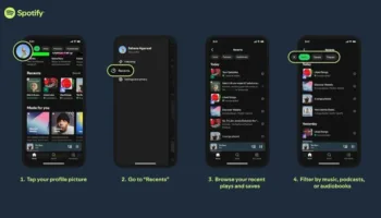 Spotify « Récents » : Redécouvrez vos contenus préférés des 90 derniers jours !