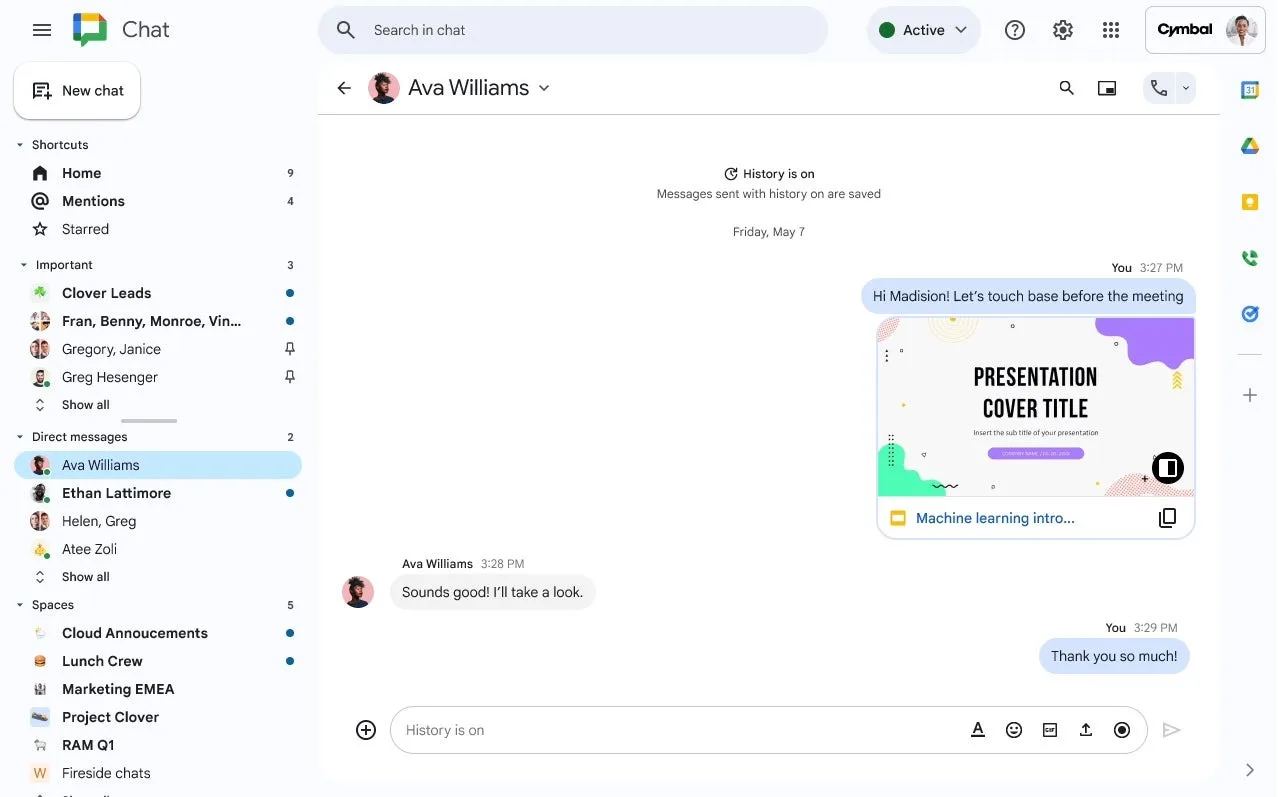 Google Chat : Lancez des Huddles et améliorez vos conversations en équipe