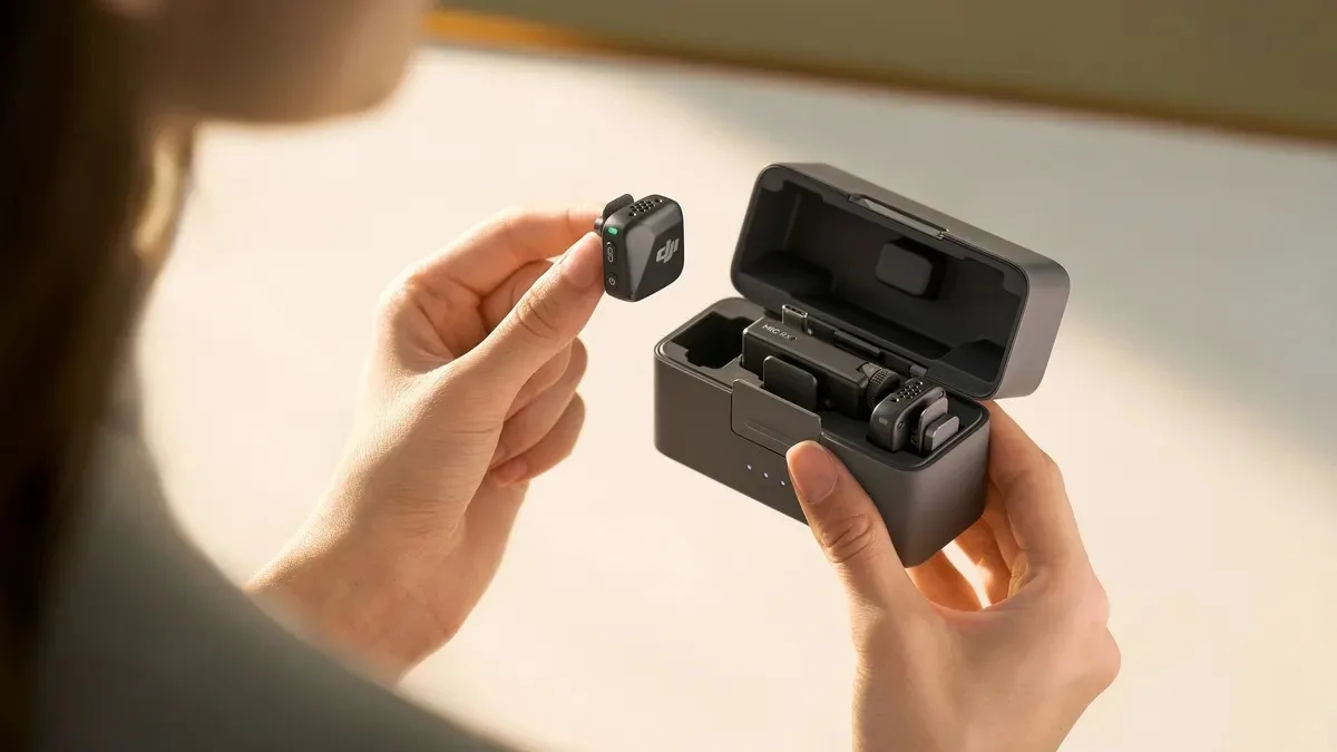 DJI Mic Mini : Le compagnon idéal pour les vloggers et créateurs mobiles