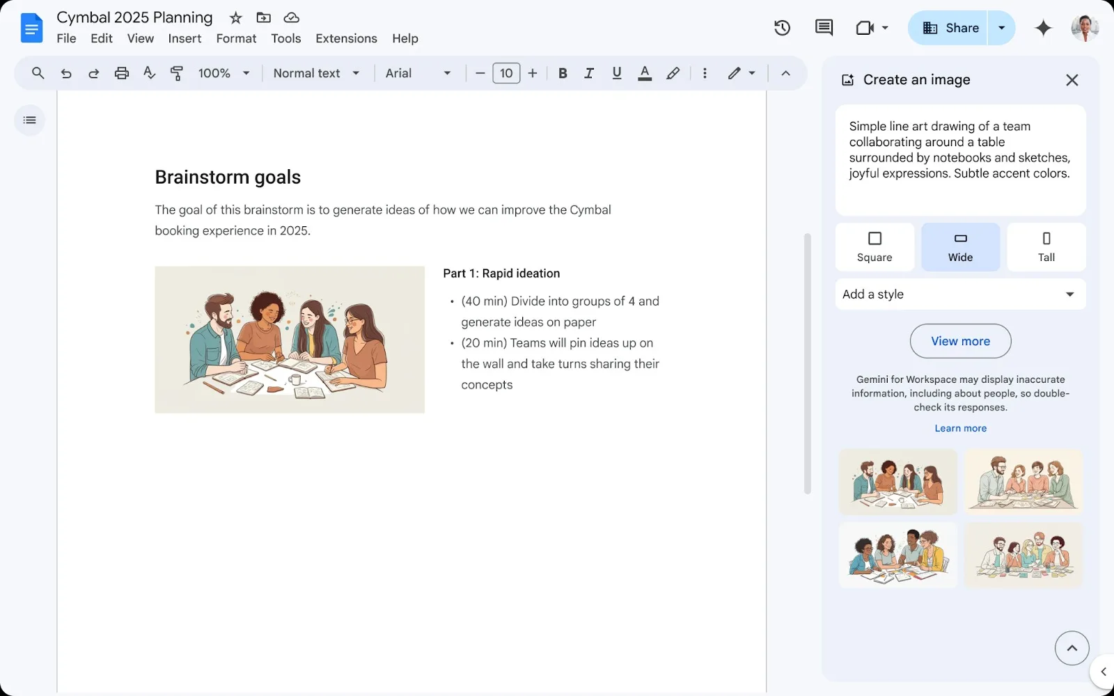 Google Docs : Créez des images photoréalistes avec l'IA !