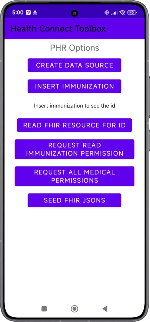 health connect toolbox medical r