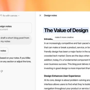 ChatGPT Canvas : L'IA devient votre co-écrivain et partenaire de codage