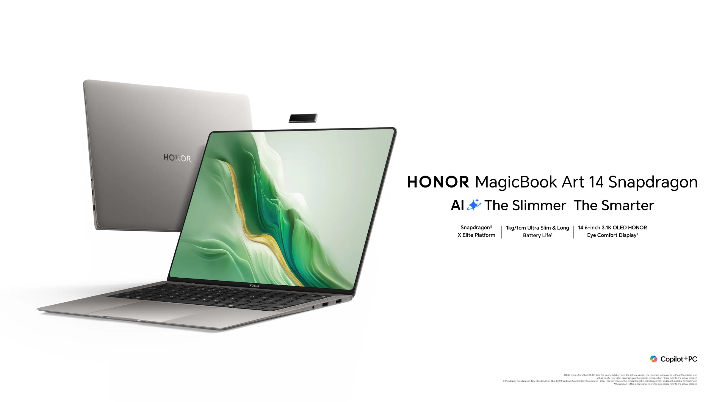 Honor MagicBook Art 14 Snapdragon : Lancement de l'ultra-portable avec une IA avancée