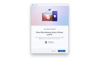 Windows 11 : Envoyez vos fichiers depuis votre iPhone avec Mobile connecté !