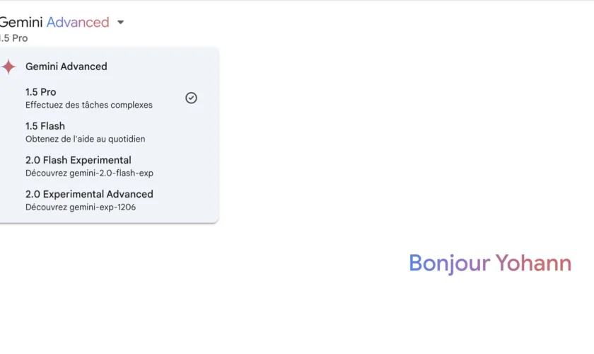 Gemini Advanced : Découvrez Gemini-Exp-1206, l'IA ultra-puissante !