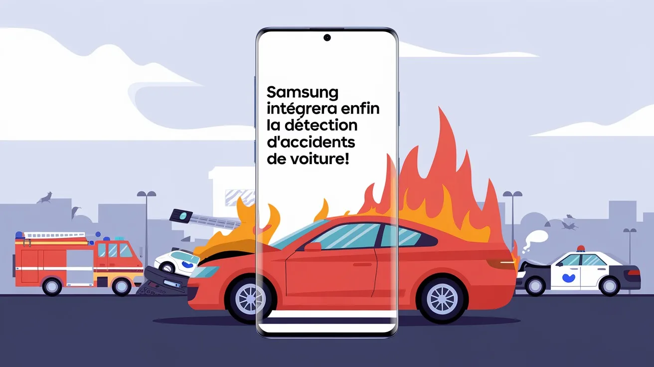 Galaxy S25 : Samsung intègrera enfin la détection d'accidents de voiture !