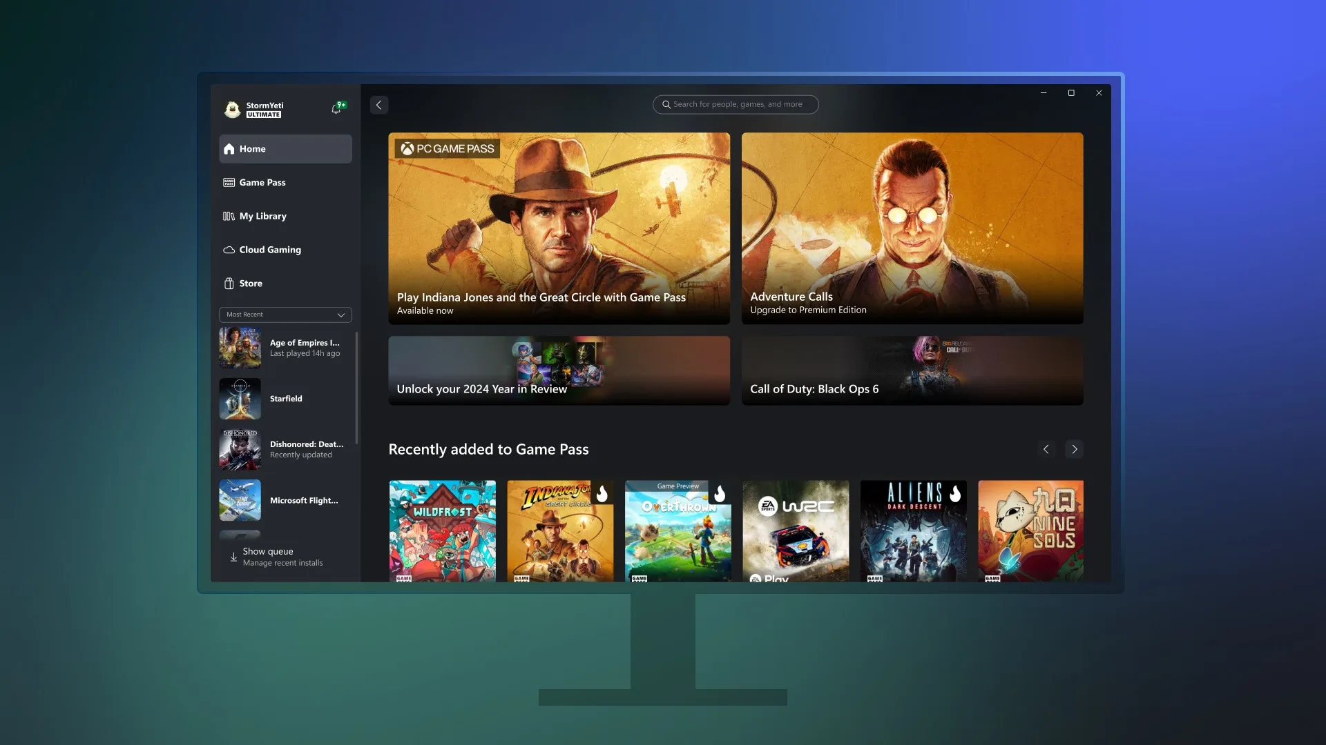 Xbox : L'application Windows se transforme en hub de jeu complet