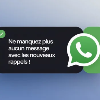 WhatsApp : Ne manquez plus aucun message avec les nouveaux rappels !