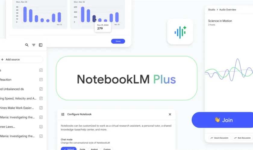 NotebookLM Plus : Google lance une version premium pour les pros !