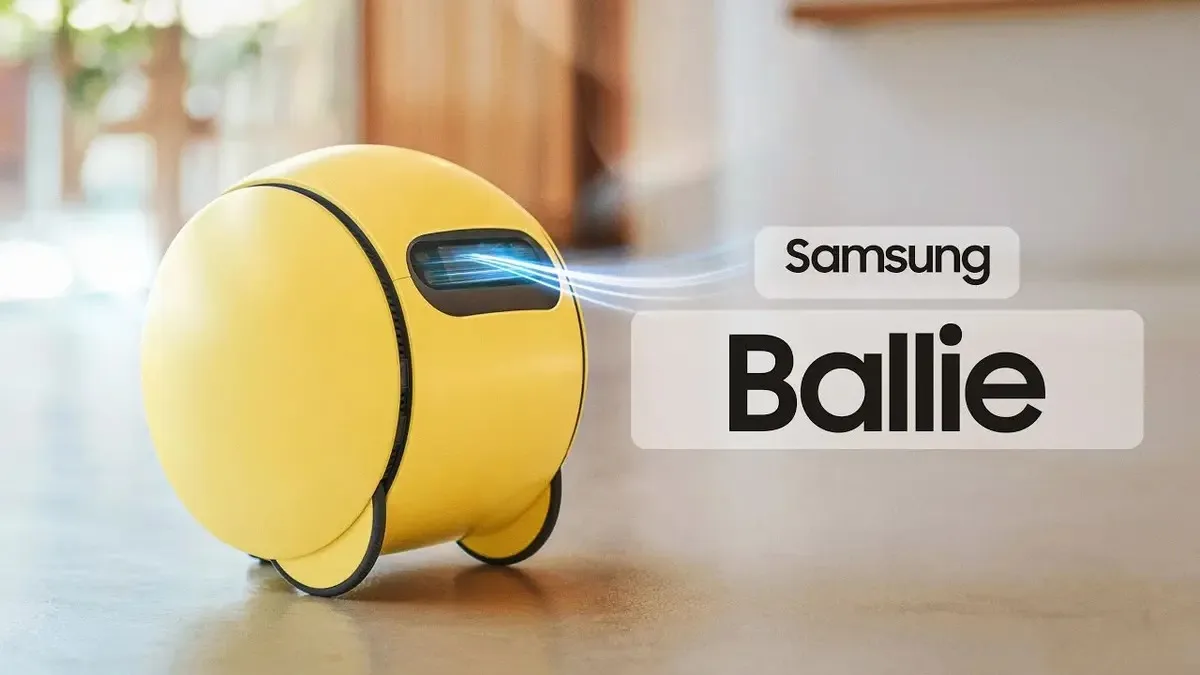 Samsung Ballie : Le robot compagnon arrive enfin cette année !