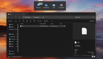Windows 11 : Partage de fichiers simplifié avec un panneau « Glisser-déposer » !
