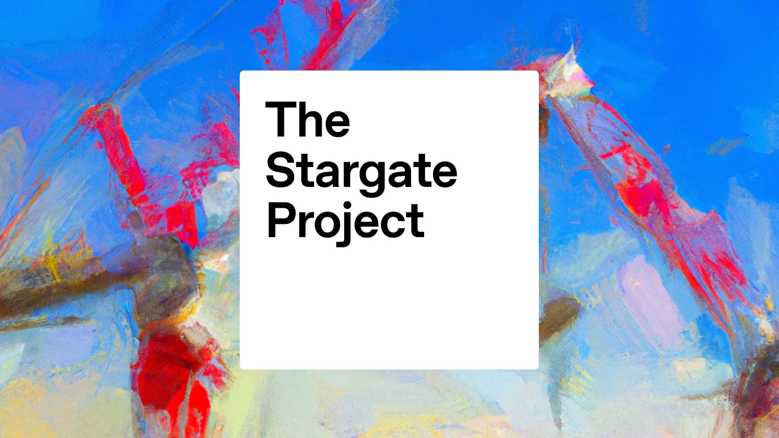 Project Stargate : OpenAI investit 500 milliards de dollars dans l'IA !