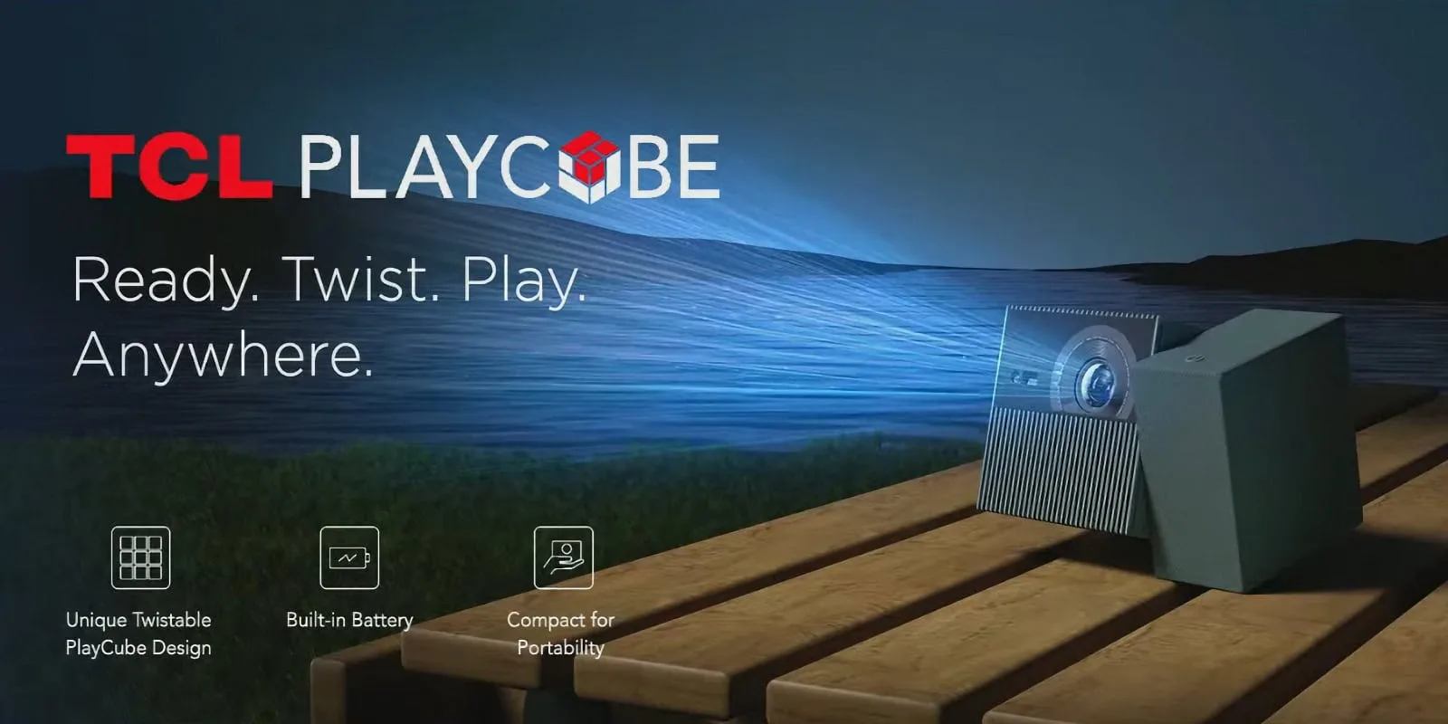 CES 2025 : TCL PlayCube, le mini-projecteur au design innovant