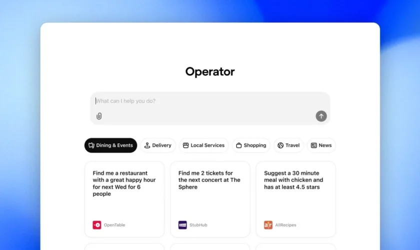 ChatGPT Operator : L'agent IA d'OpenAI enfin disponible, mais critiques au lancement