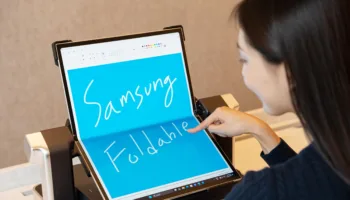 CES 2025 : Samsung Display présente un écran pliable de 18,1 pouces et des écrans « enroulables »