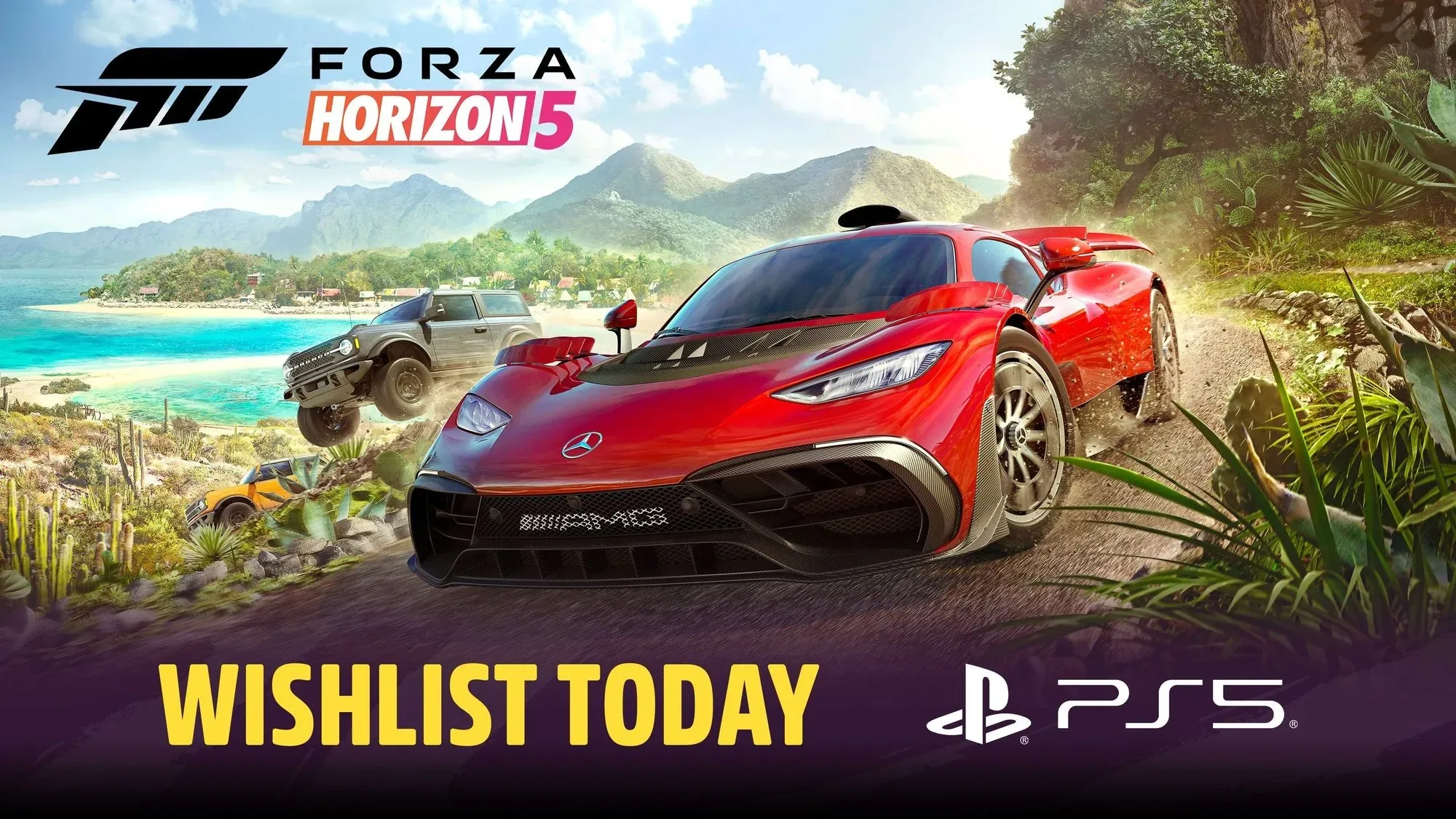 Forza Horizon 5 débarque sur PS5 au printemps !