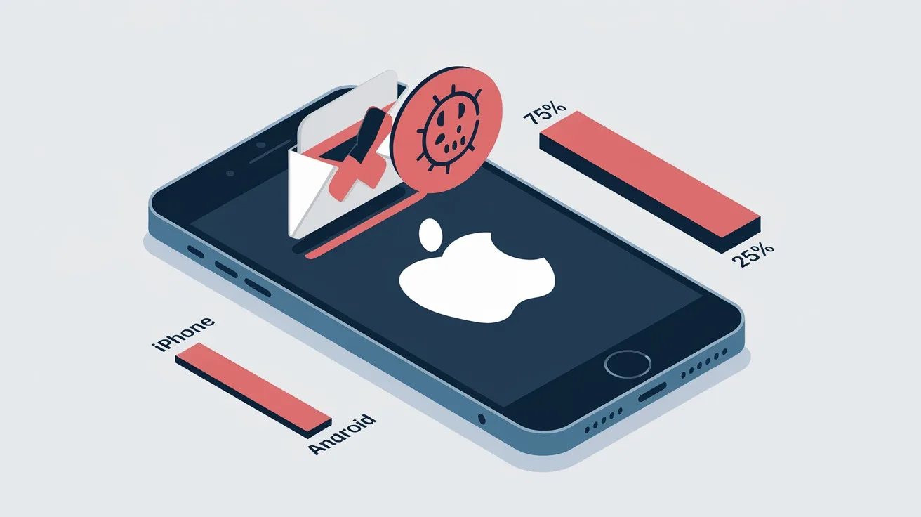 Phishing et malwares : Les iPhone plus touchés que les Android ?