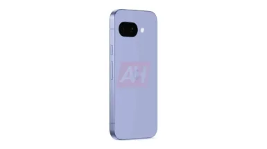 Exclusive Google Pixel 9a Render 3