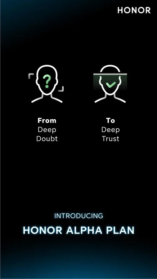 HONOR Alpha Plan AI Deepfake