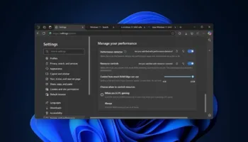 Microsoft Edge : Contrôlez la RAM et capturez l'écran avec les nouvelles fonctionnalités !