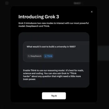 Grok 3 : Deep Search, Big Brain et jeux vidéo, l'IA de xAI se met à jour !
