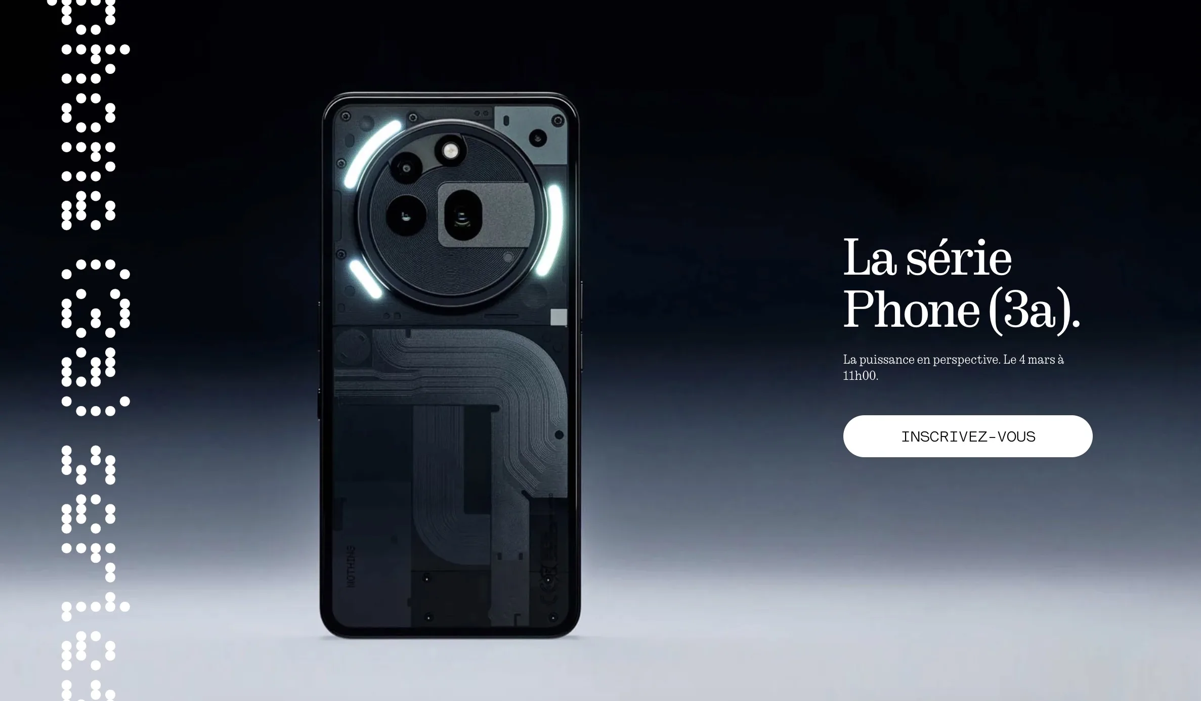 Nothing Phone (3a) : Design transparent et triple caméra avec zoom périscopique !