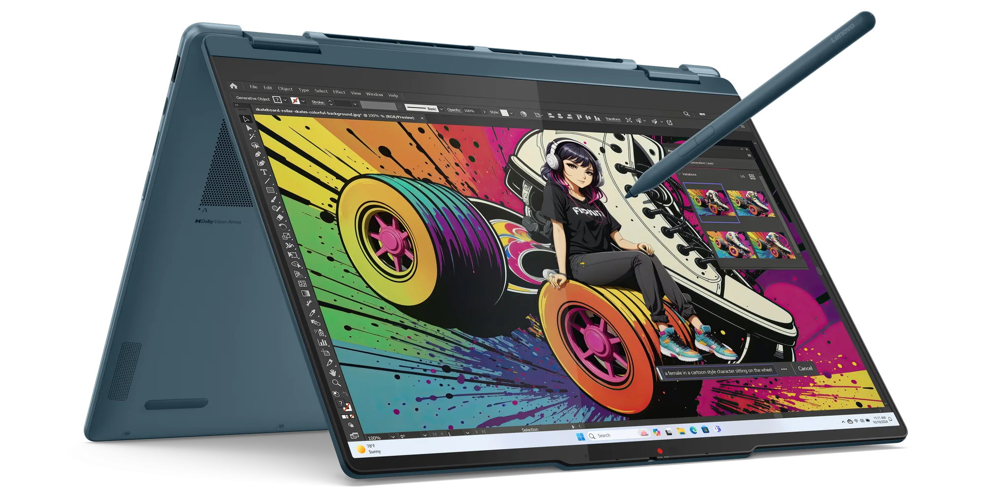 MWC 2025 : Lenovo dévoile les Yoga 7 avec processeurs AMD Ryzen AI