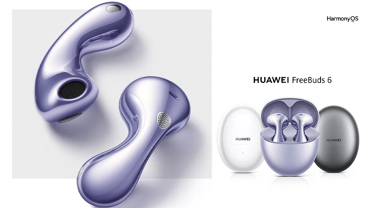 Huawei FreeBuds 6 : audio spatial, réduction de bruit, des écouteurs haut de gamme dévoilés