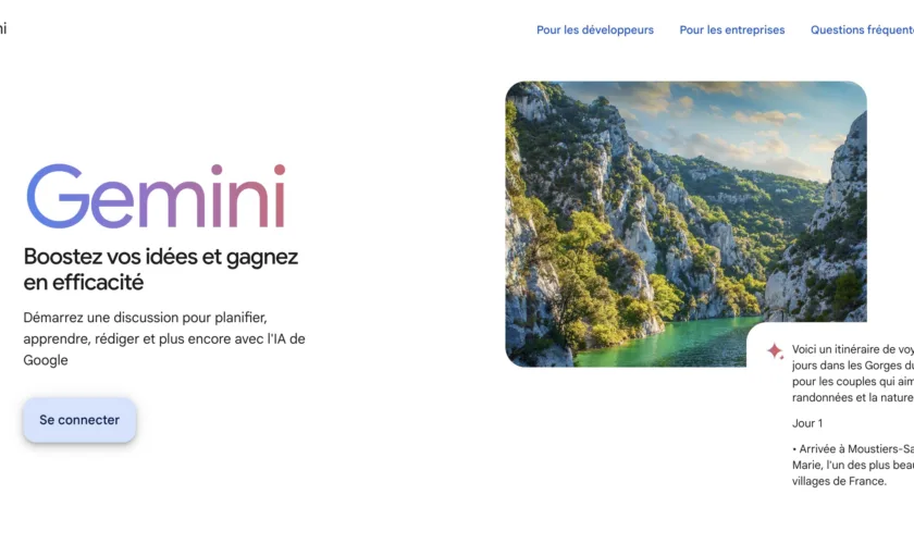 Google Gemini : accès sans compte Google désormais possible, mais avec des limitations