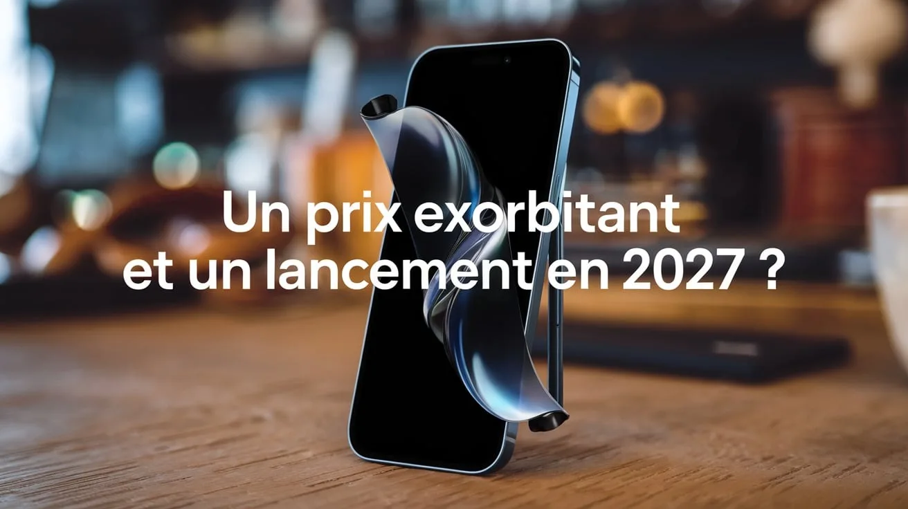 iPhone pliable : Un prix exorbitant et un lancement en 2027 ?