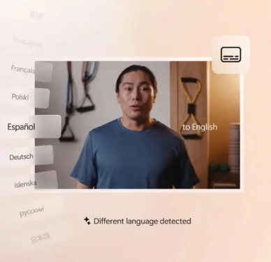 MSFT A man on a video call holdi