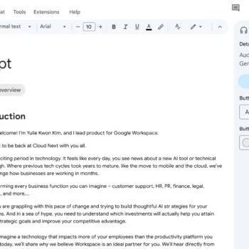 Google Docs se transforme en studio de podcast grâce à l'IA Gemini !