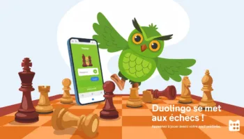 Duolingo se met aux échecs ! Apprenez à jouer avec votre appli préférée